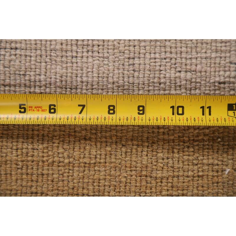 Striped Modern Gabbeh Area Rug Handmade Wool Carpet - 6'5" x 10'1"