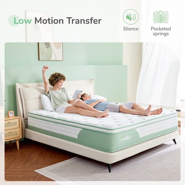 Novilla 10-inch Cool Gel Memory Foam Hybrid Mattress - Bed Bath