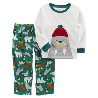 carters fleece pajamas 12 months