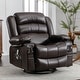preview thumbnail 10 of 14, Manual Recliner Chair Leisure Chair Lounge Chair Armchair with Footrest Support and Heating Accent Chair Lounge Chair