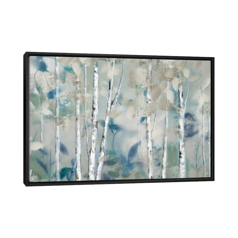 iCanvas "Zen Forest I" by Nan Framed Canvas Print - Black - 26x40