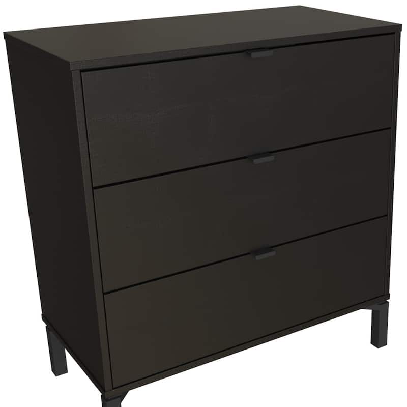 30 Inch Dresser with 3 Drawers for Bedroom or Office Storage