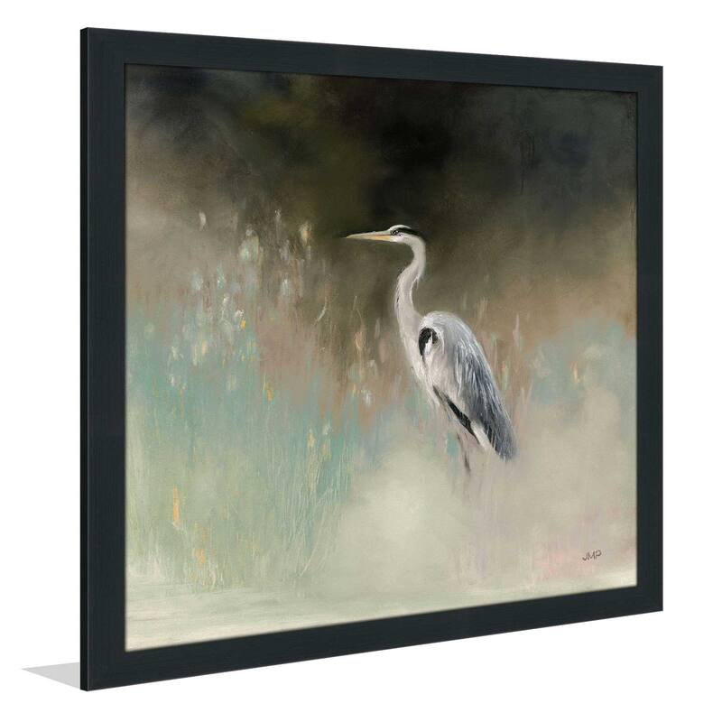"Peaceful Egret Teal" Print on Acrylic