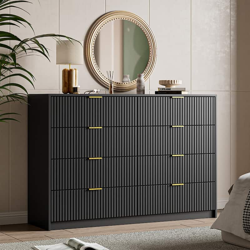 8-Drawer Double Dresser for Bedroom