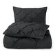 preview thumbnail 173 of 175, Nestl Pinch Pleat 3-piece Duvet Cover Set