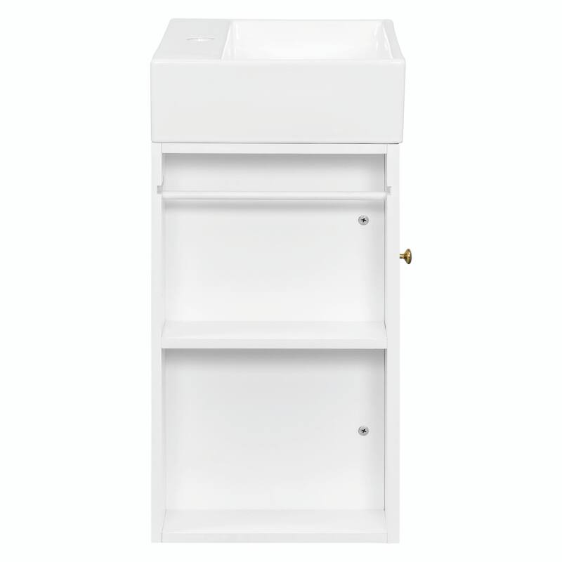 20" Bathroom Vanity with Ceramic Sink