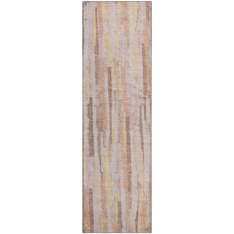 Premium Washable Super Soft Global Stripes Mayfield Rug