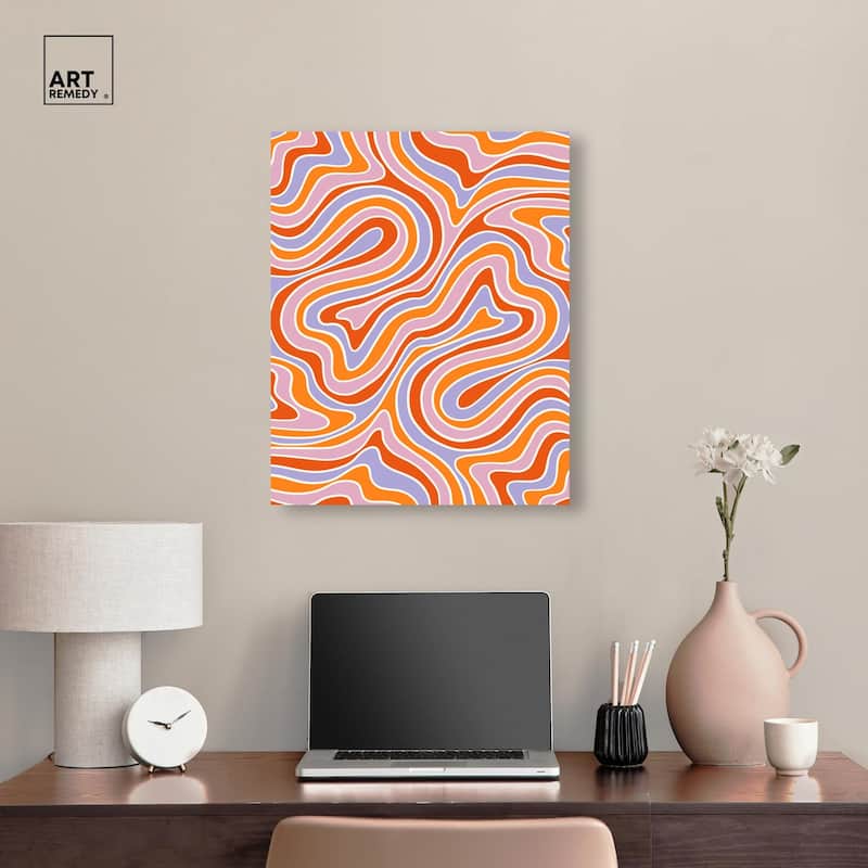Bubble Gum Retro I Canvas by Art Remedy, Gallery Wrapped
