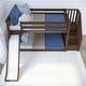 preview thumbnail 6 of 5, Max and Lily Classic Low Bunk with Stairs and Easy Slide