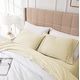 preview thumbnail 9 of 101, Vilano 21-inch Extra Deep Pocket 4-Piece Bed Sheet Set with Pleated Hem