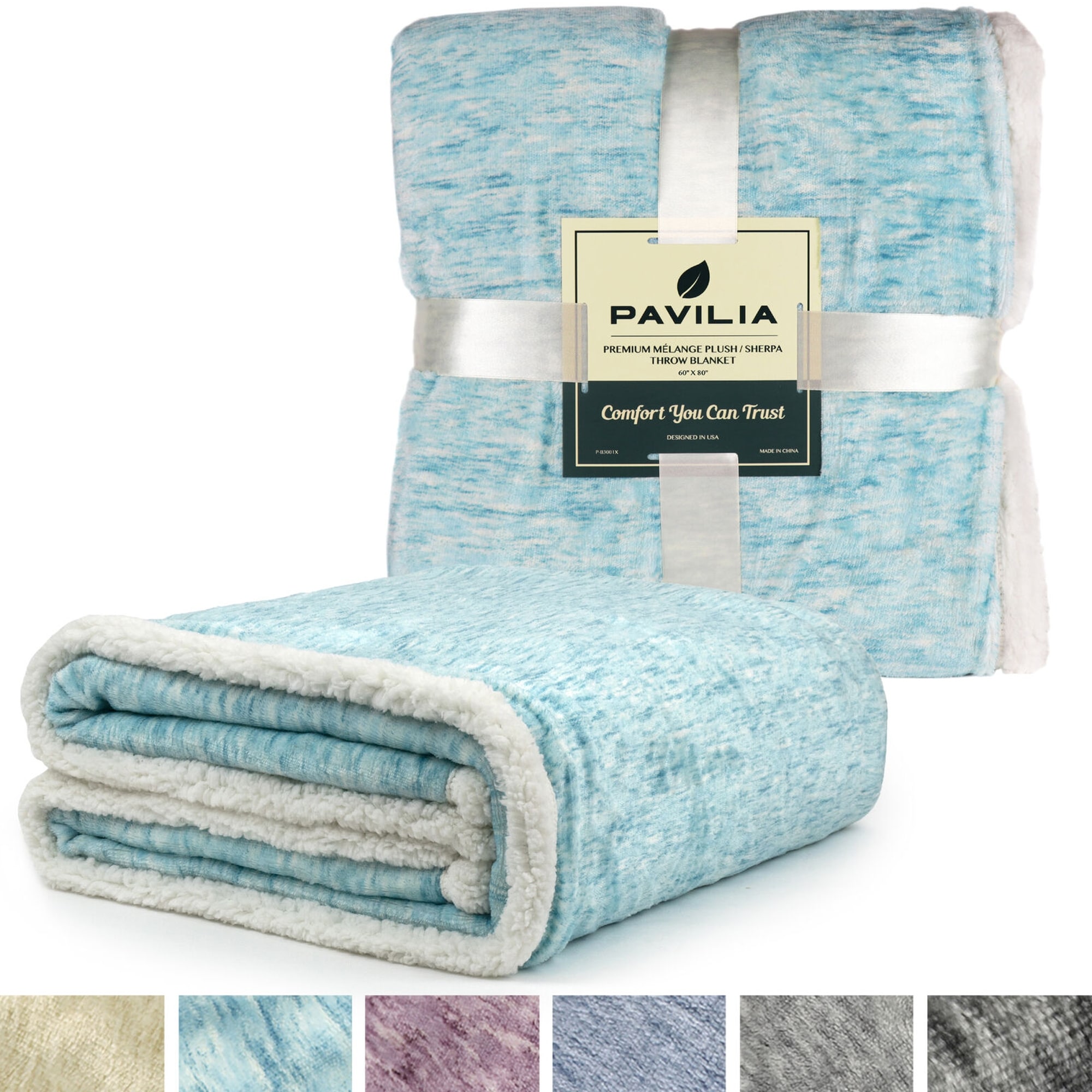Microfiber Plaid Throw Blanket Sea Blue Bed Bath Beyond 33498654