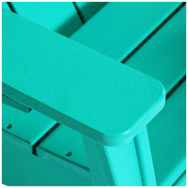 Laguna Kids Outdoor Poly Adirondack Rocking Chair with Side Table 3-Piece Set