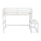 preview thumbnail 7 of 13, Twin High Loft Bed with Ladder,Guardrails