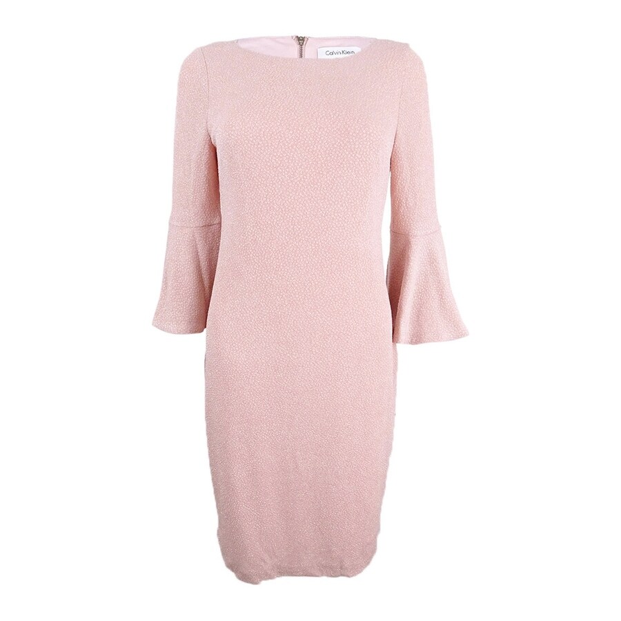 calvin klein plus size bell sleeve dress