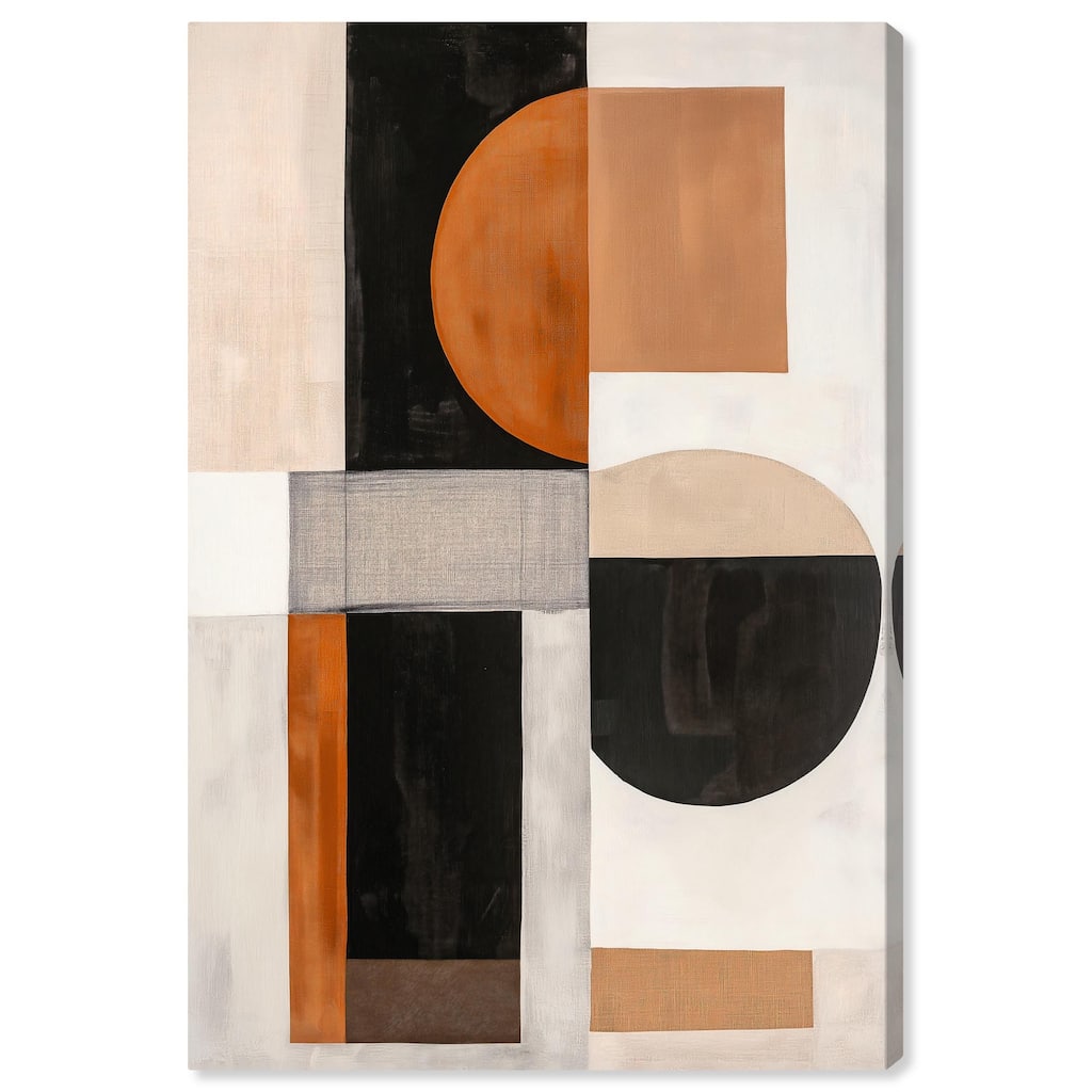 Divided Circle I Canvas by Art Remedy, Gallery Wrapped