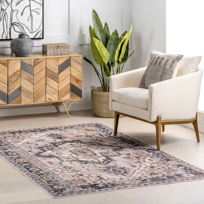 Nuloom Fonia SplashGuard Machine Washable Area Rug