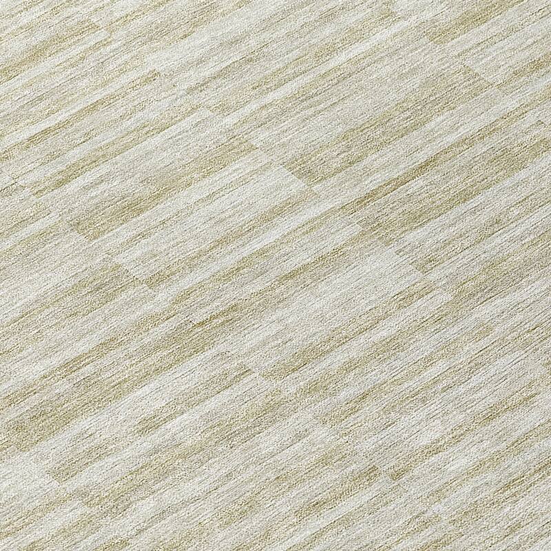 Machine Washable Indoor/ Outdoor Chantille Contemporary Blocks Rug