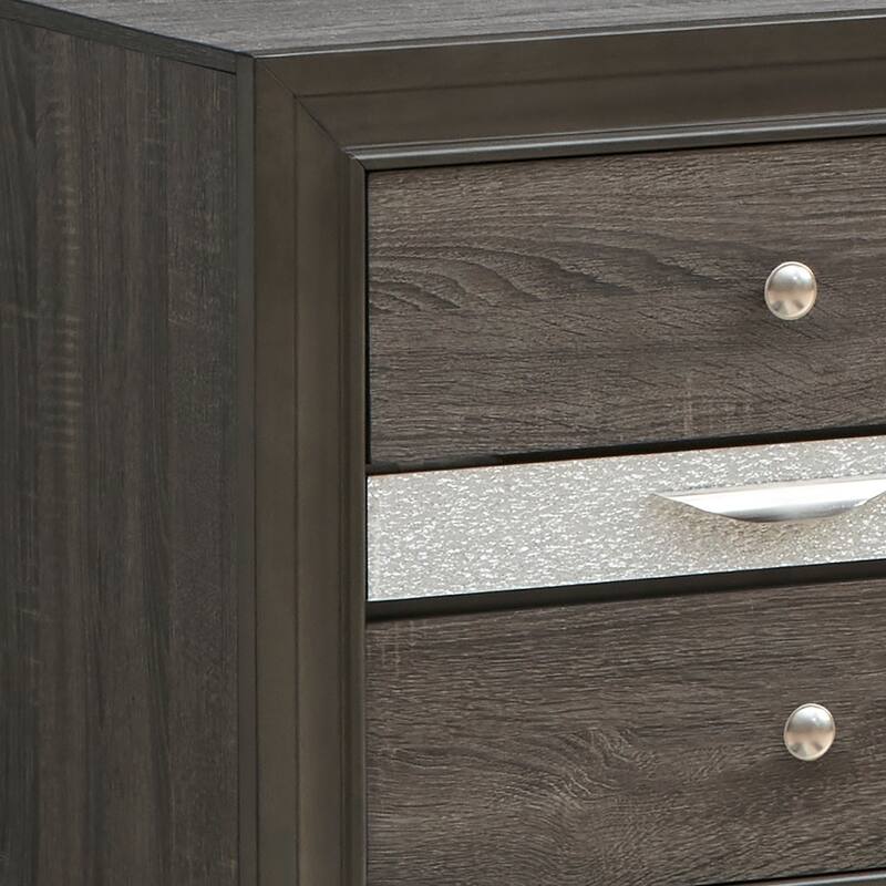Modern Bedroom Cabinet with Three Spacious Drawers Storage Nightstand Bedside Table for Bedroom