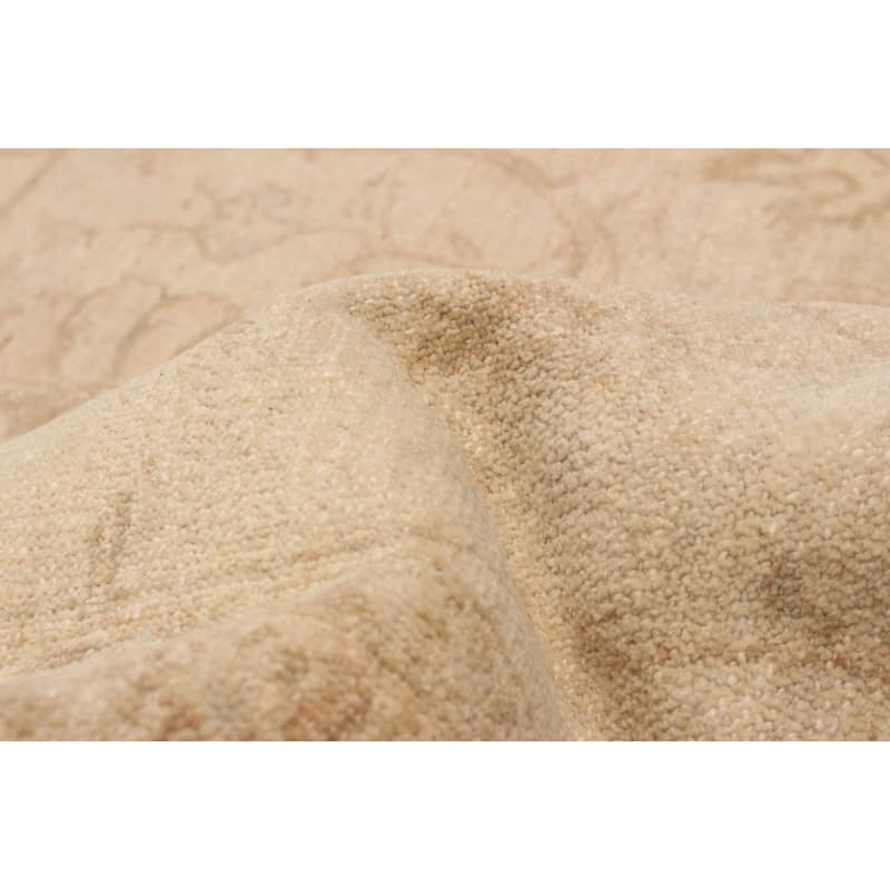 ECARPETGALLERY Hand-knotted Chobi Finest Cream Wool Rug - 5'9 x 9'0