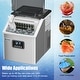 preview thumbnail 5 of 10, Stainless Steel Ice Maker Machine Countertop 48Lbs/24H Self-Clean with