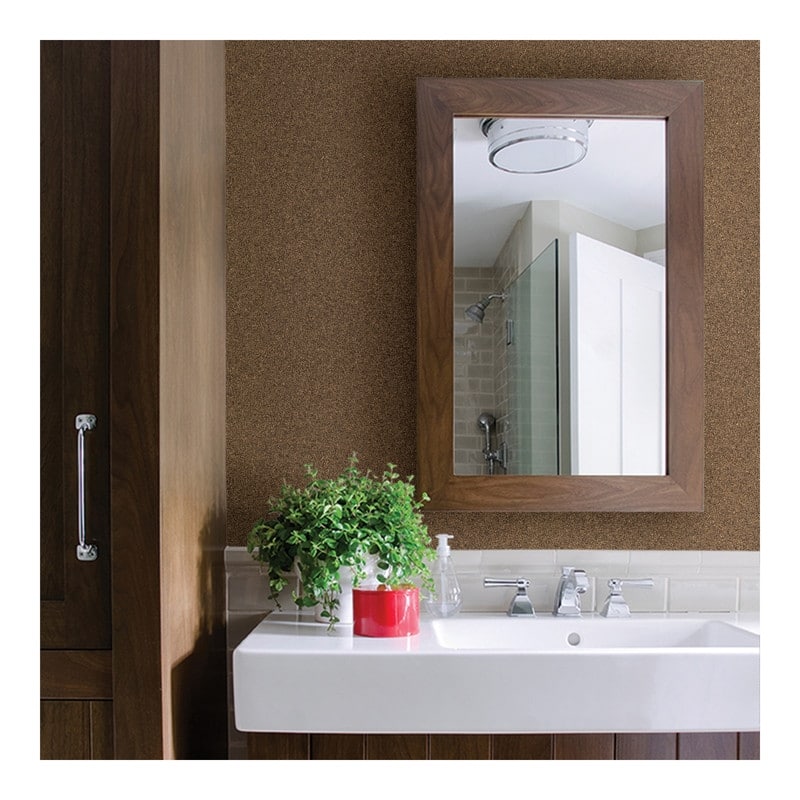 Advantage Klamath Burnt Sienna Asphalt Wallpaper - 20.5 x 396 x 0.025