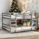 preview thumbnail 1 of 20, Functional And Aesthetic Design Full Over Full Bunk Bed with Ladder