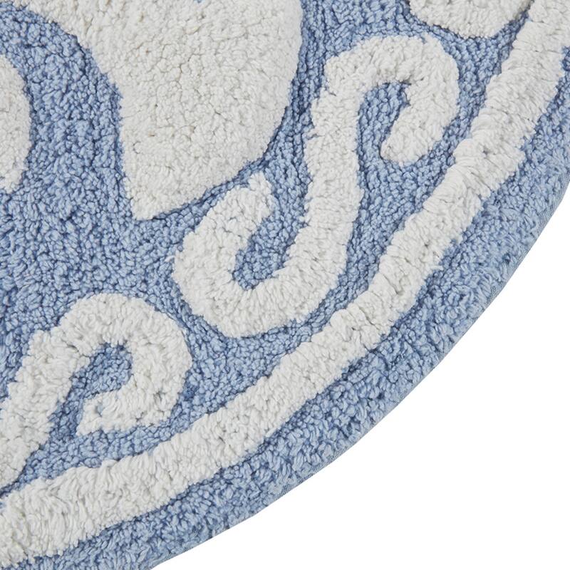 Madison Park Marrakesh Medallion Cotton Tufted Bath Rug