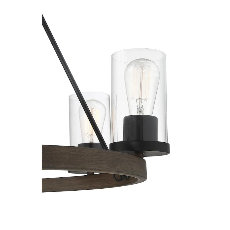 Meridian M10070 5 Light 27" Wide Ring Chandelier