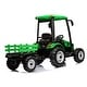 preview thumbnail 6 of 12, Battery-Powered 24V Kids Ride-On Tractor with 3-Gear Shift & Treaded Tires