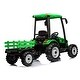 preview thumbnail 6 of 13, Ride on Tractor with Trailer,24V Battery Powered Electric Vehicle Toy with 3-Gear-Shift Ground Loader,Treaded Tires,LED Lights