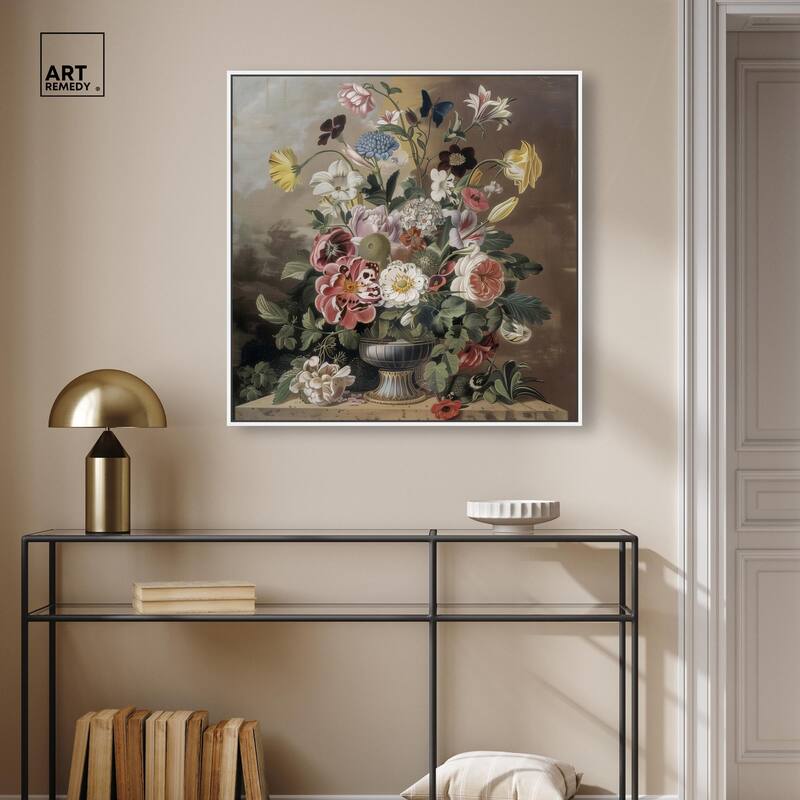 Classical Dream Vase Canvas by Art Remedy