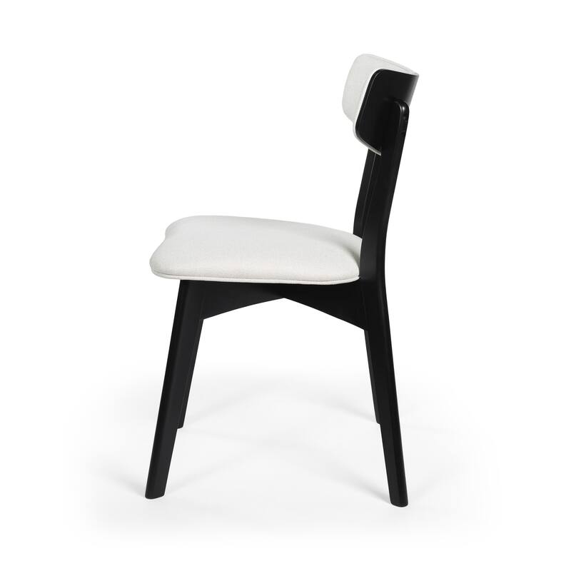 Chazz Mid Century Upholstered Dining Chairs (Set of 2) by Christopher Knight Home