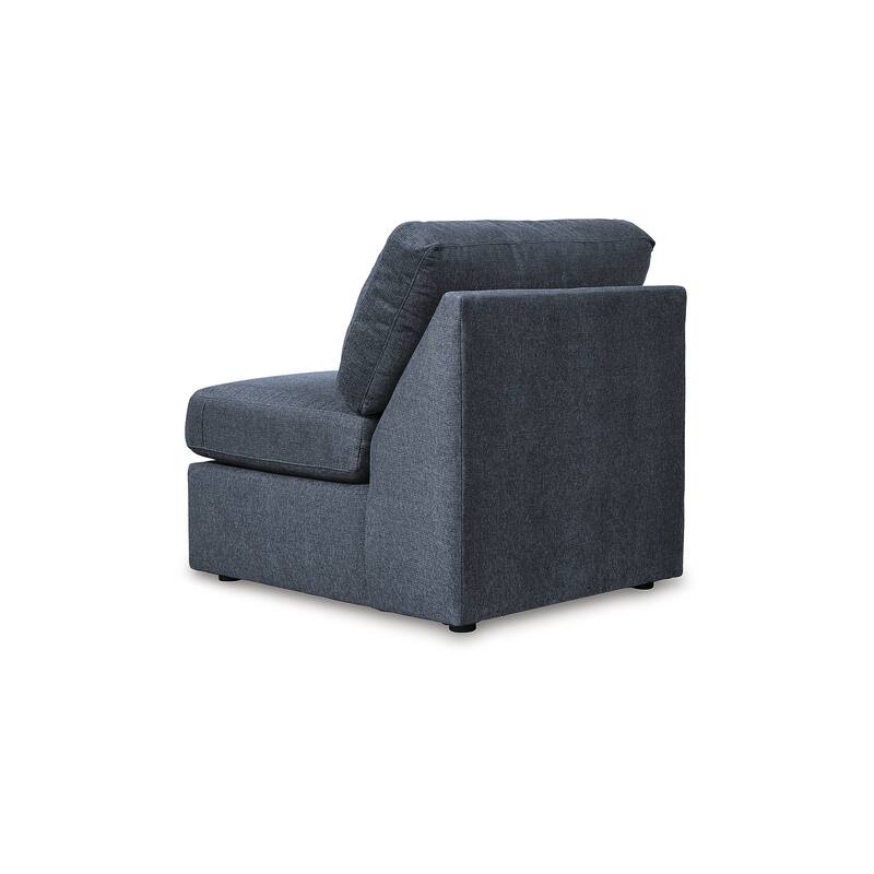 Signature Design by Ashley Modmax Blue Armless Chair - 32" W x 37" D x 36" H
