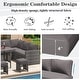 preview thumbnail 55 of 84, AECOJOY 7 Pieces Patio Furniture Set Outdoor Sectional Sofa Rattan Conversation Set