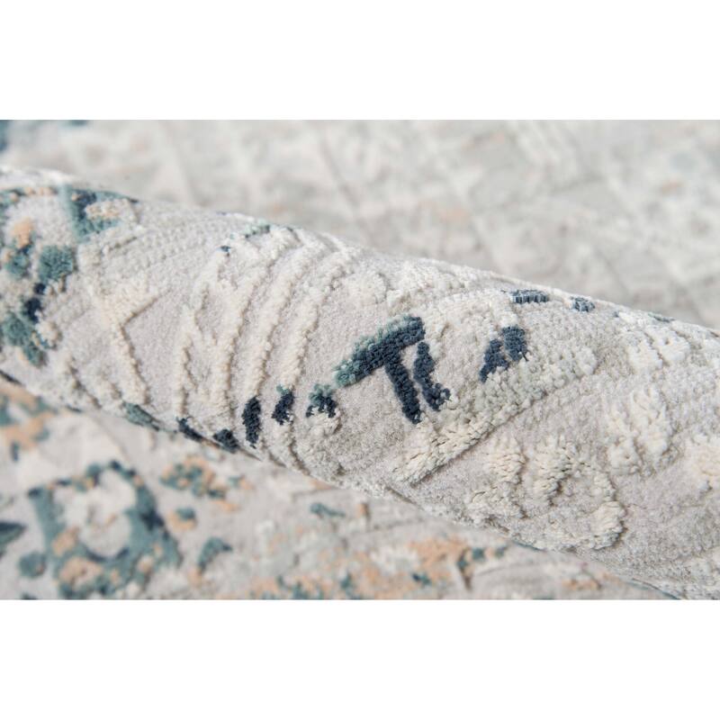 ECARPETGALLERY Machine Woven Amber Transitional Area Rug