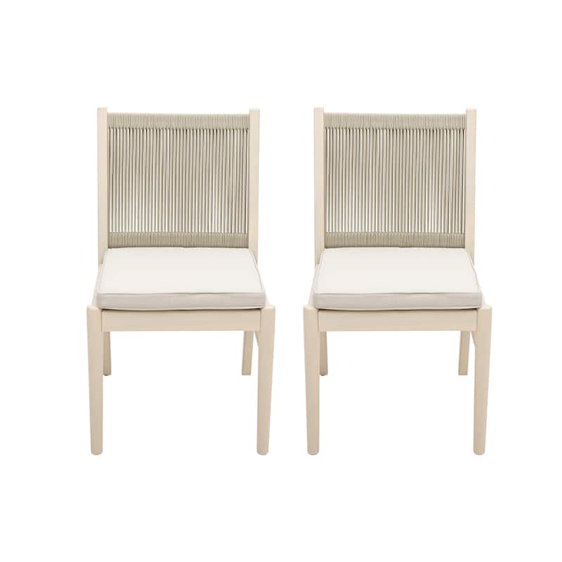 Outdoor Dining Chair - Beige