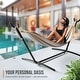 preview thumbnail 13 of 12, Sorbus 2-Person Hammock with Stand, 60" Cotton Blend Bed, Heavy Duty 450lbs Capacity, Portable with Carrying Case, Washable
