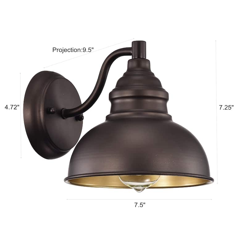 1-light Indoor/ Outdoor Wall Sconce