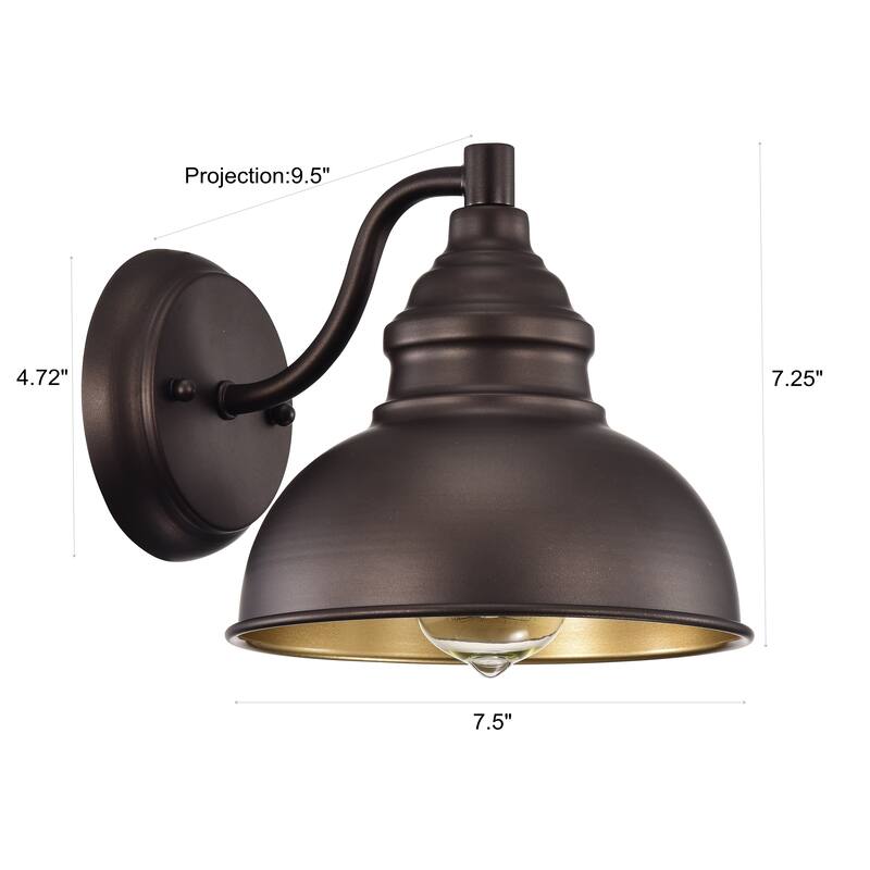 1-light Indoor/ Outdoor Wall Sconce