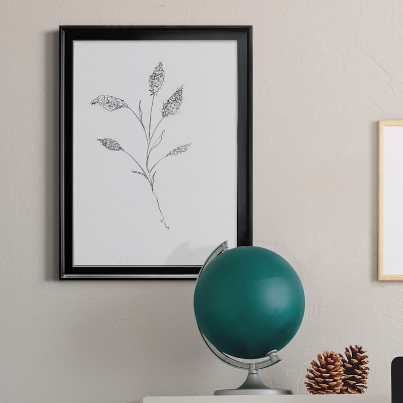 FLORAL SKETCH II Premium Framed Canvas - Ready to Hang