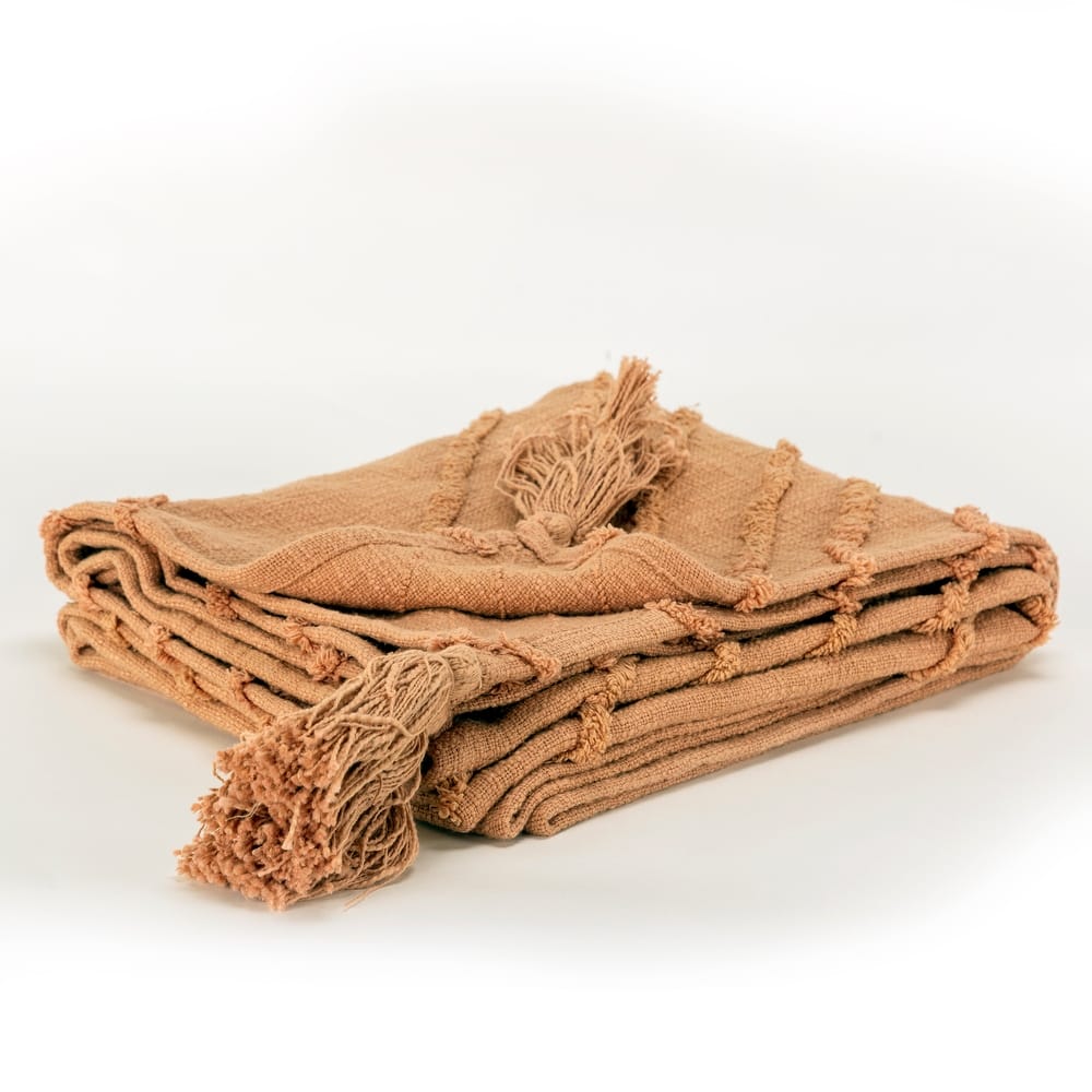 Rizzy Home Geometric Textured Cotton Throw