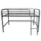 preview thumbnail 5 of 4, Metal Twin Size High Loft Bed