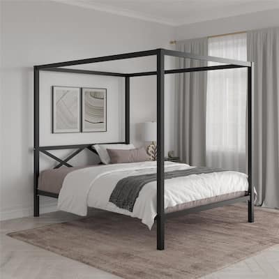 Avenue Greene Lex Metal Canopy Bed