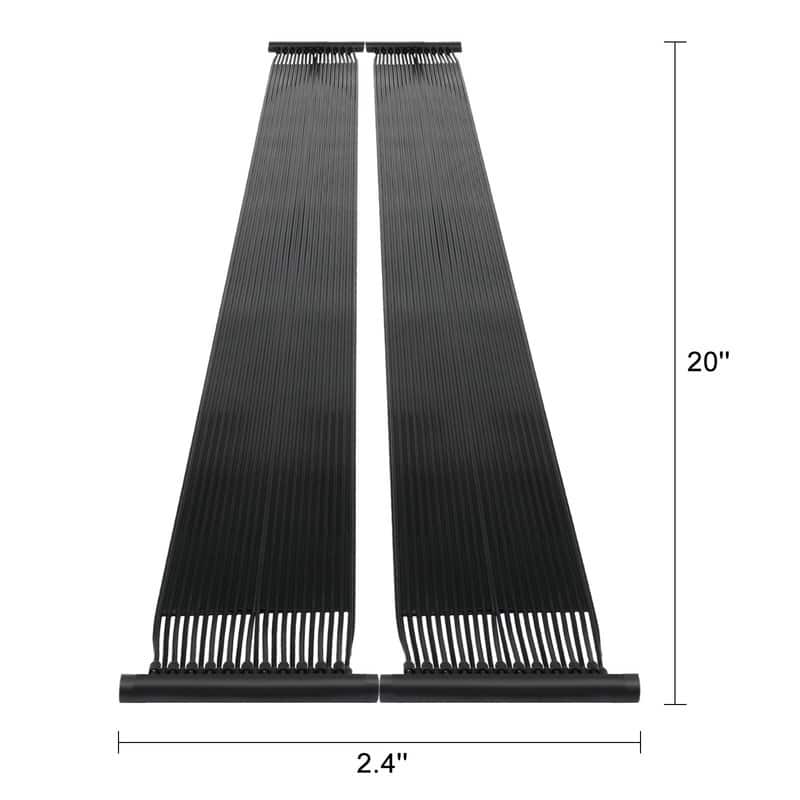 Pool Solar Heating System Two 2 x 20 Ft Panels for Inground and Aboveground - 2 x 20 ft.