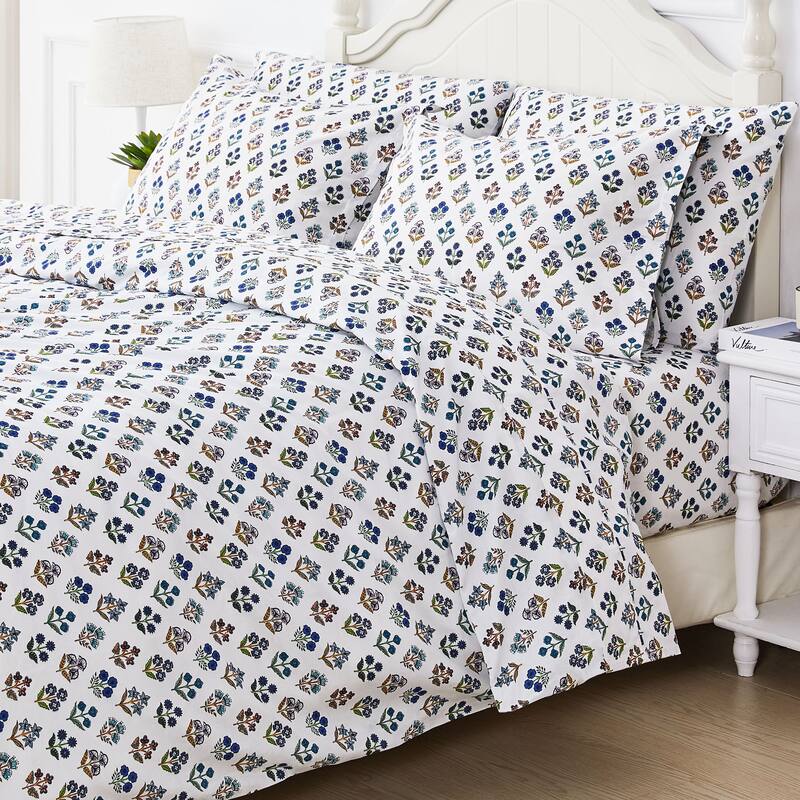 Garden House Cotton Bed Collection (Sheet Set And Duvet Set)