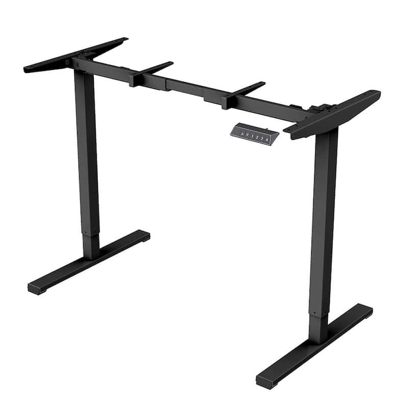 Electric Adjustable Standing Desk, 55x28-inch Home Office Workstation