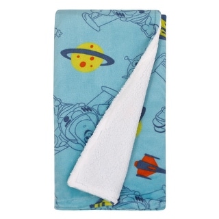 Disney Toy Story Buzz Lightyear Sherpa Baby Blanket