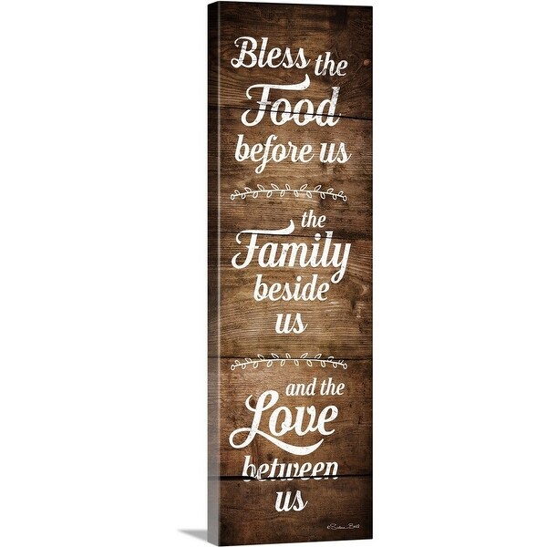 "Bless the Food Before Us" Canvas Wall Art