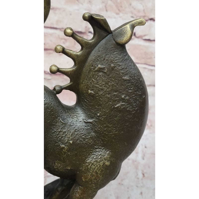 Rearing Imitative Horse Bronze Sculpture - Abstract Equestrian Wildlife Art