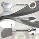 preview thumbnail 39 of 67, 52"/66" Inch Ceiling Fan with Light,APP and Remote Control, Low Profile,Smart Optional